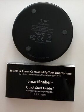 iLuv SmartShaker Alarm Wireless Black-Preowned